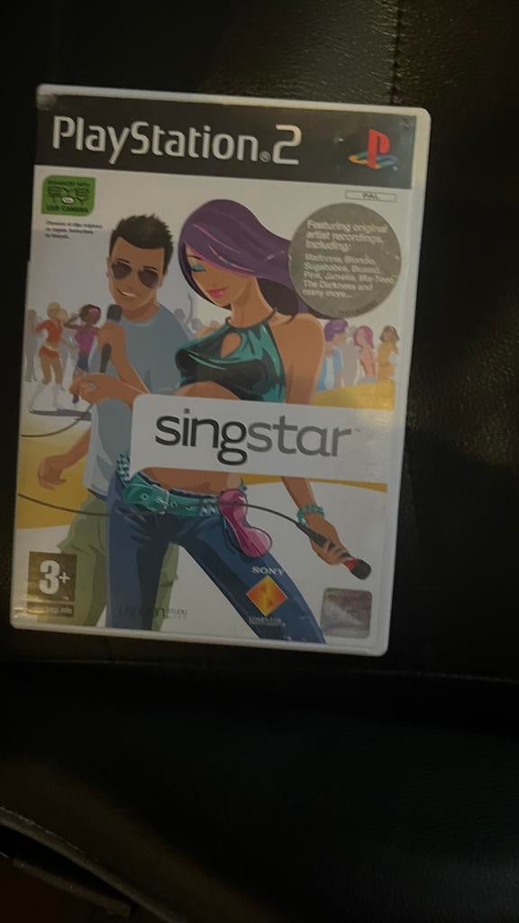 SingStar PlayStation 2 - Karaoke Game, Ophalen, Muziek, Gebruikt, 2 spelers