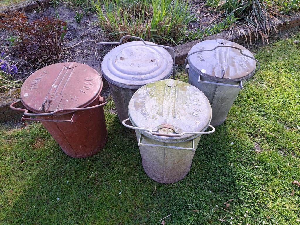 Te koop 4x vuilnisemmer, Ophalen, Minder dan 50 cm