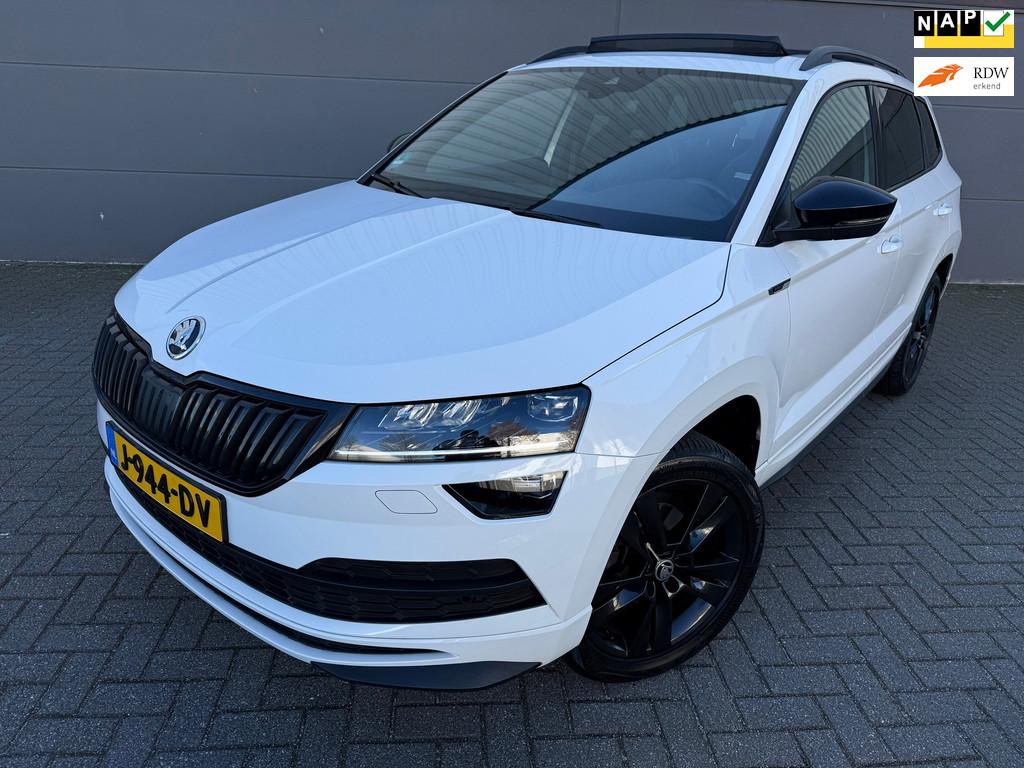 Skoda Karoq 1.5 TSI ACT Sportline Business*NEW APK*Panoramad, 4 cilinders, 150 pk, Wit, Bedrijf