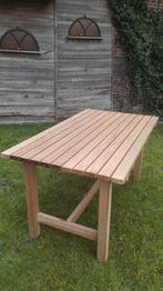 Houten tuintafel 148 x 81 x 73 cm, Ophalen, Zo goed als nieuw, Rechthoekig, Hout