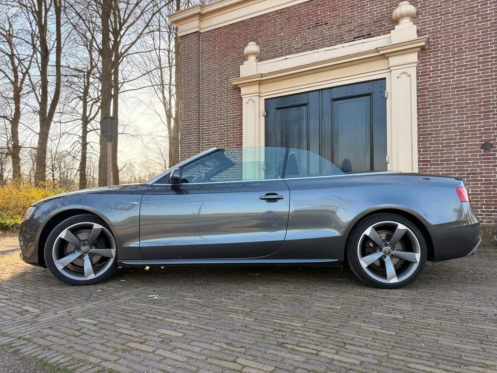 Audi A5 Cabriolet | 3x S-line | Alcantara | Kofferset | APK, Auto's, Audi, 4 cilinders, Cabriolet, 4 stoelen, Alcantara