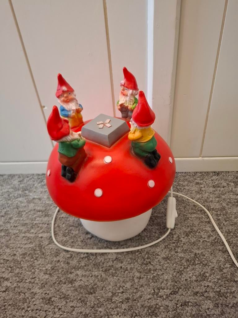 Kinderkamer lamp kabouter tafellamp, Ophalen of Verzenden, Zo goed als nieuw
