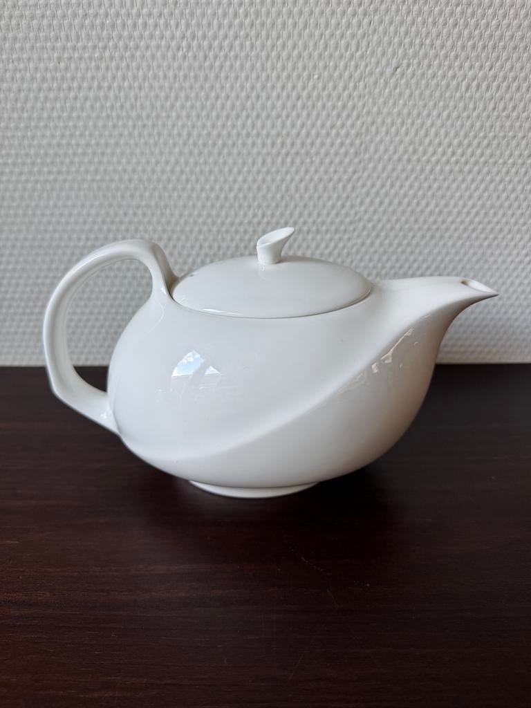 Zeldzame Wedgwood Solar Theepot, Theekan, Wit Porselein, Overige typen, Ophalen of Verzenden, Zo goed als nieuw, Wedgwood