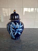 Blauwe pot met deksel, Ophalen of Verzenden, 1980 tot heden, Tijdschrift