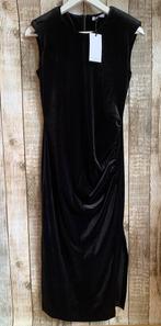 Mooie nieuwe black velvet jurk van Motivi (Maat 34), Verzenden, Zwart, Nieuw, Maat 34 (XS) of kleiner