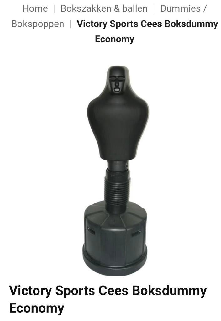 Te koop!! Boksdummy!!!, Ophalen of Verzenden, Nieuw, Bokszak