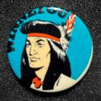 Vintage Indianen Button/Speldje - 'WALT DISNEY', Ophalen of Verzenden, Gebruikt