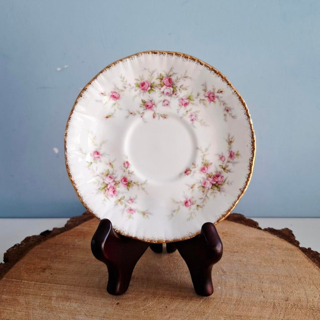 Paragon 'Victoriana Rose', losse schotel voor koffiekop, Ophalen of Verzenden