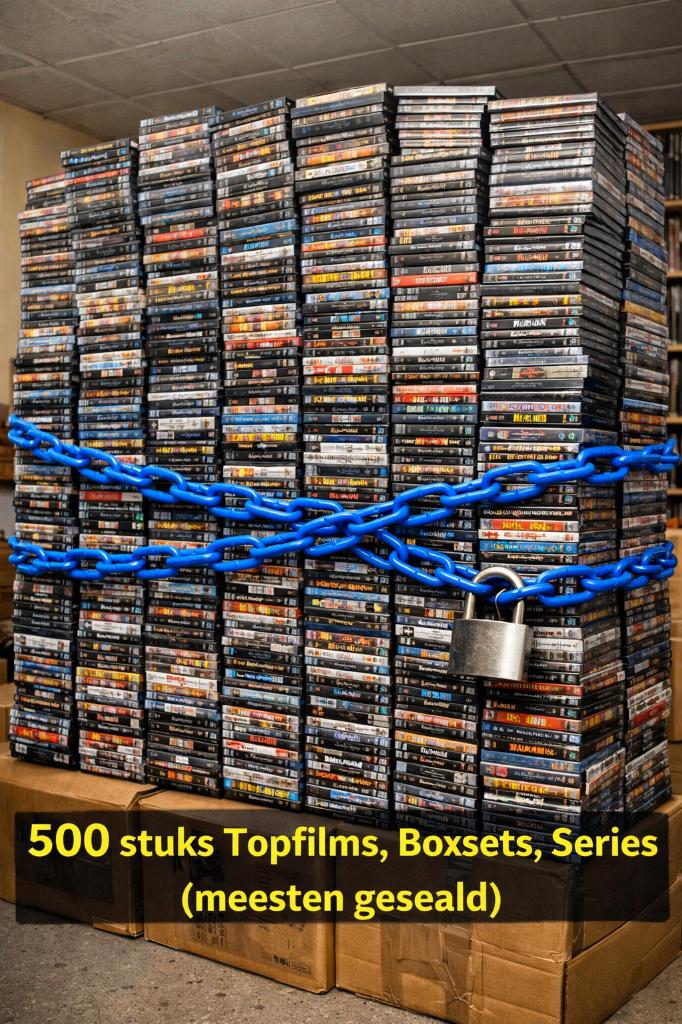 500 DVD's Speelfilms / Boxsets / Series in Nieuwstaat, Alle leeftijden, Boxset, Ophalen of Verzenden, Actie en Avontuur
