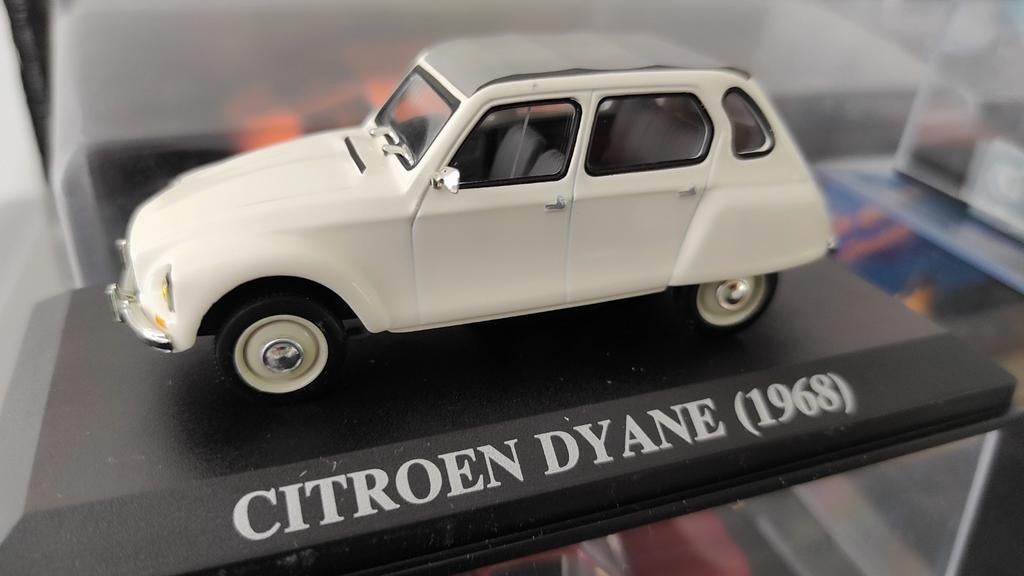 Citroën Dyane beige 1968 1:43 in vitrinedoosje, Ophalen of Verzenden, Auto, Overige merken