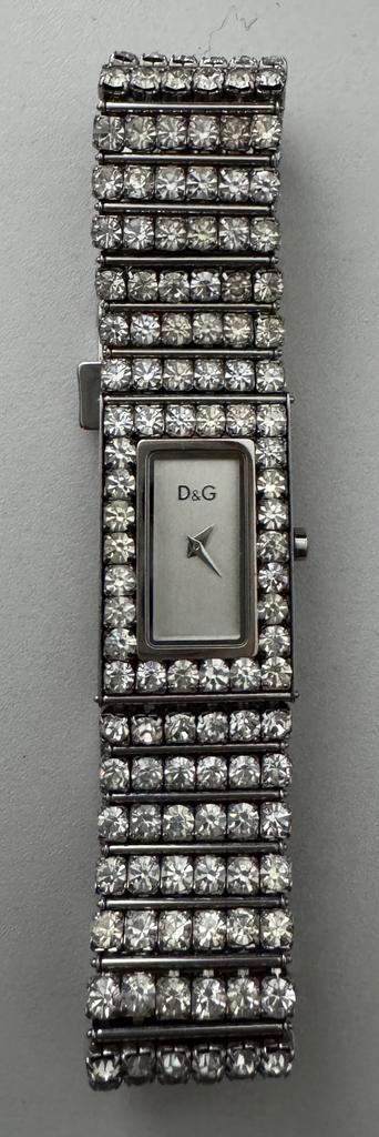 Dolce & Gabbana dameshorloge – kristal – zeer goede staat, Sieraden, Tassen en Uiterlijk, Horloges | Dames, Zo goed als nieuw