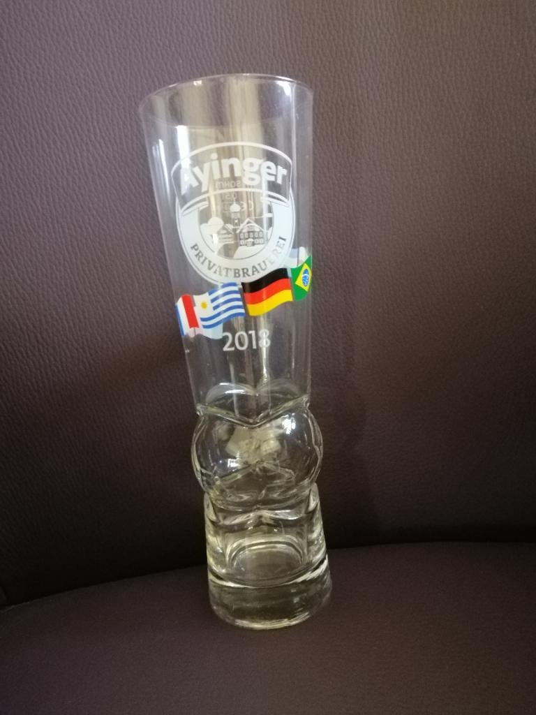 Bierglas Ayinger WK 2018, Verzamelen, Ophalen, Zo goed als nieuw, Glas of Glazen, Overige merken