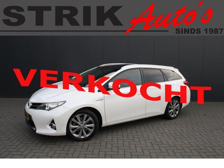 Toyota Auris Touring Sports 1.8 Hybrid Executive - TREKHAAK, Auto's, Toyota, Bedrijf, Te koop, Auris, ABS, Achteruitrijcamera