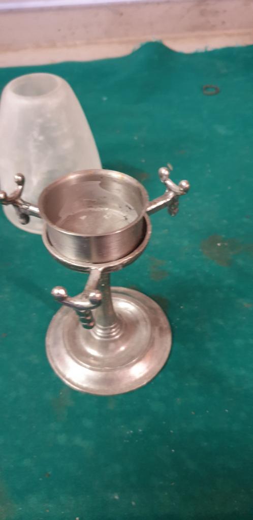 waxine licht houder van tin, Ophalen of Verzenden, 'T Olde Gre-j, Info@toldegrej.nl, Endepoelstraat 20f Didam