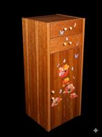 wooden cabinet, Ophalen, Minder dan 50 cm, Met deur(en), Zo goed als nieuw