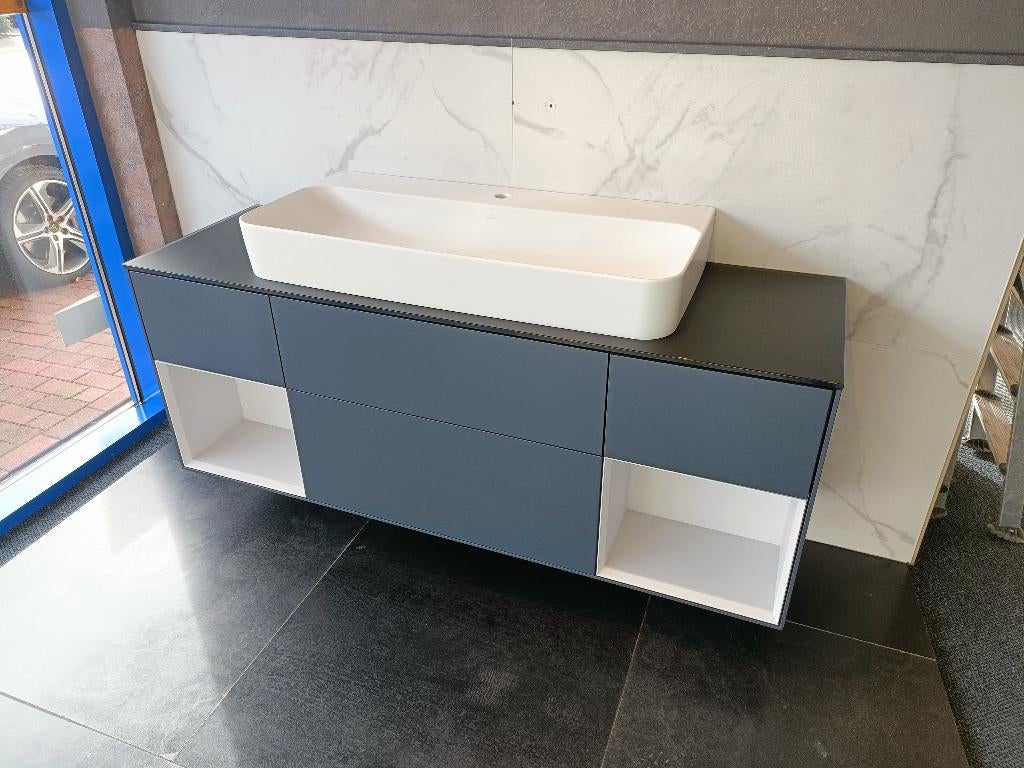 Villeroy & Boch Finion wastafelmeubel 160 cm + LED, NIEUW!, Doe-het-zelf en Verbouw, Sanitair, Ophalen, Nieuw, Glas, Wastafel