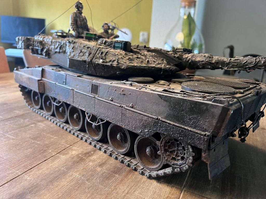 Tamiya Leopard 2, Ophalen, Gebruikt