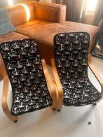 2x IKEA Poäng kinderstoel met kattenprint, Kinderen en Baby's, Kinderstoelen, Ophalen of Verzenden, Gebruikt, Overige typen