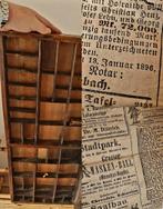 Vintage Letterbak / Zetterskast - Hout, Ophalen of Verzenden