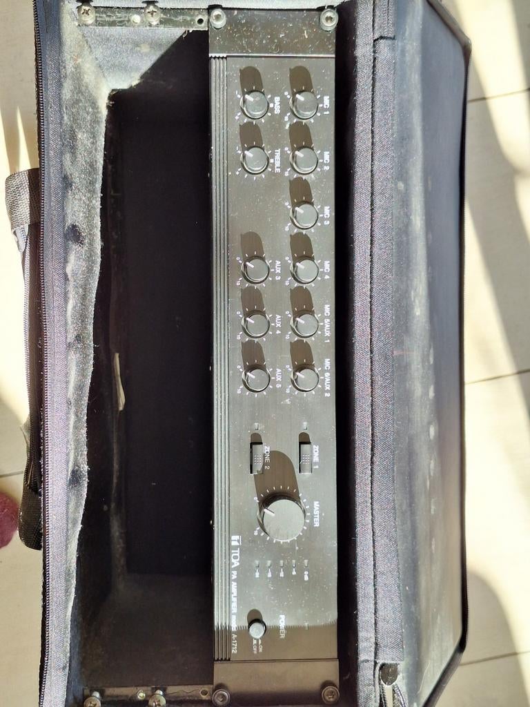 TOA PA Versterker A-1712 - 120 Watt Zanginstallatie, Ophalen of Verzenden