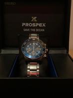 Seiko Prospex Solar “Save the Ocean” limited edition, Staal, Polshorloge, Ophalen of Verzenden, Zo goed als nieuw