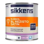 Sikkens Rubbol BL Rezisto Satin - Binnenlak - Wit of Kleur, Doe-het-zelf en Verbouw, Verf, Beits en Lak, -, Wit, -, Nieuw