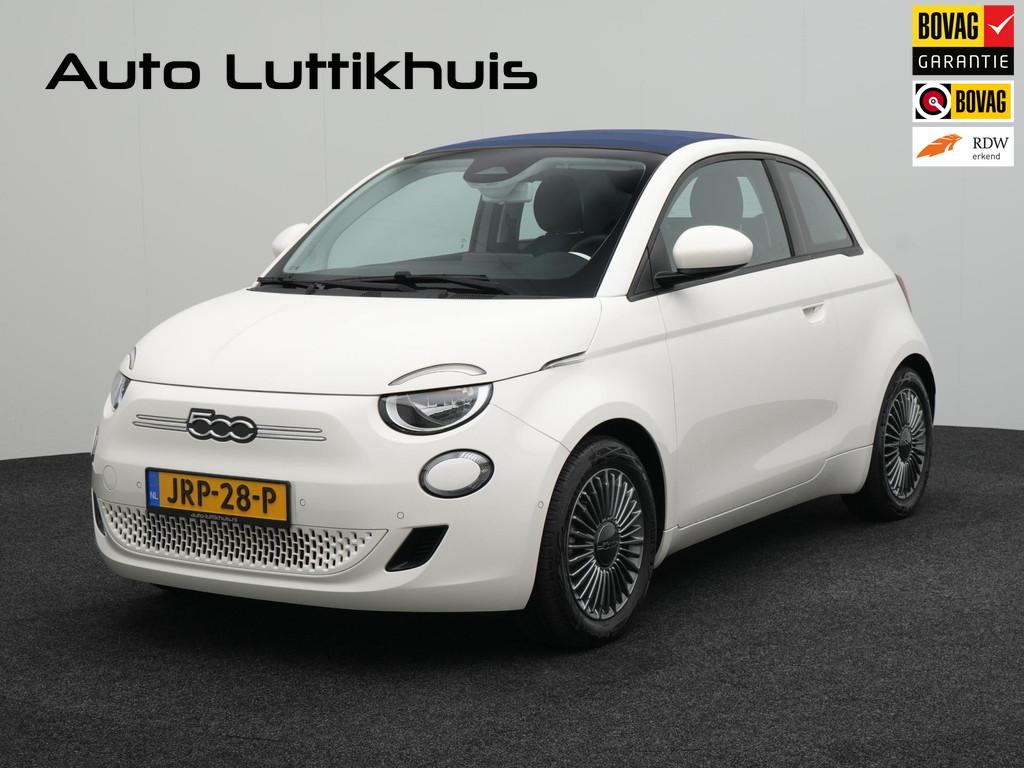 Fiat 500 C Icon 42 kWh, Auto's, Stof, Gebruikt, 4 stoelen, Geïmporteerd
