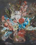 Daisy M. Walraven, fraaie olie/doek, bloemstilleven., Antiek en Kunst, Verzenden