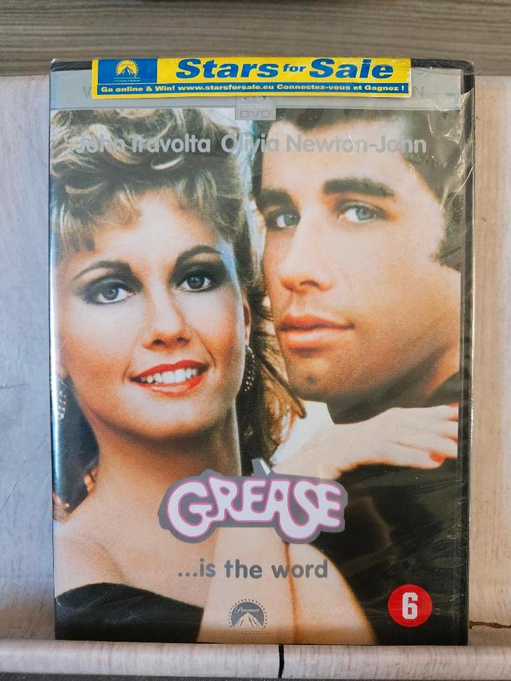 GREASE (1978) John Travolta / Olivia Newton John Dvd NIEUW, Cd's en Dvd's, Dvd's | Drama, Nieuw in verpakking, Drama, Vanaf 6 jaar