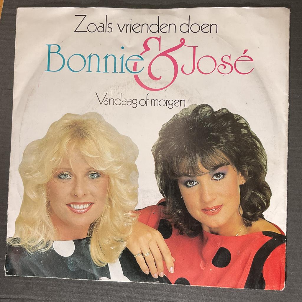 Bonnie and Jose - Zoals vrienden doen, Cd's en Dvd's, Ophalen of Verzenden, Gebruikt, 7 inch, Pop