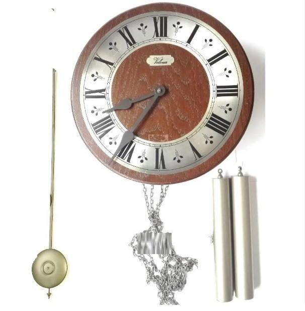 Klok met gewichten antiek vintage retro, Antiek en Kunst, Antiek | Klokken, Ophalen of Verzenden