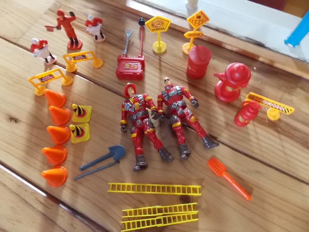 Brandweer poppetjes, Ophalen of Verzenden, Gebruikt