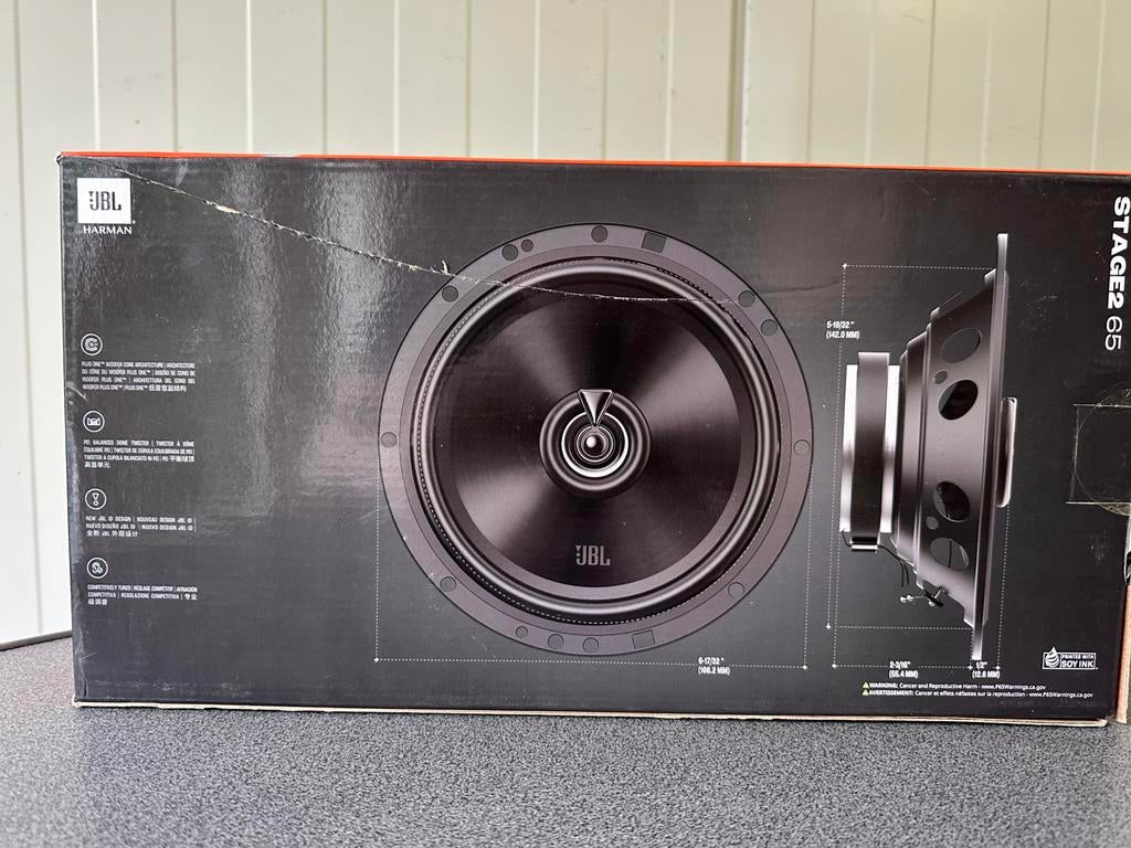 JBL STAGE2 GEN2 65 - Autospeakers - 16,5 cm, Auto diversen, Autospeakers, Ophalen of Verzenden, Zo goed als nieuw