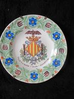 SPAANS BORD met opschrift Falla G.V. Ramon Y Cajal-Espartero, Ophalen of Verzenden, Zo goed als nieuw