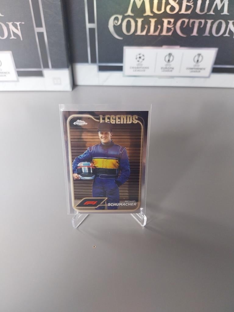 187 Michael Schumacher Topps Chrome Formule 1, Ophalen of Verzenden, Zo goed als nieuw, Plaatje