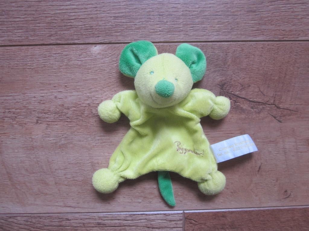 Tiamo Omring Kraamzorg Bijzonder! mintgroen knuffeldoek muis, Muis, Groen, Overige karakters, Nieuw
