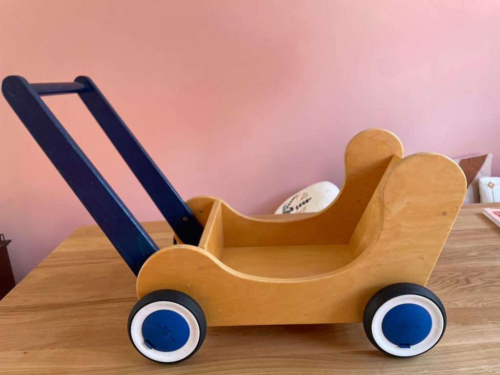 Houten poppenwagen van Dijk Toys, Ophalen, Gebruikt, Overige typen