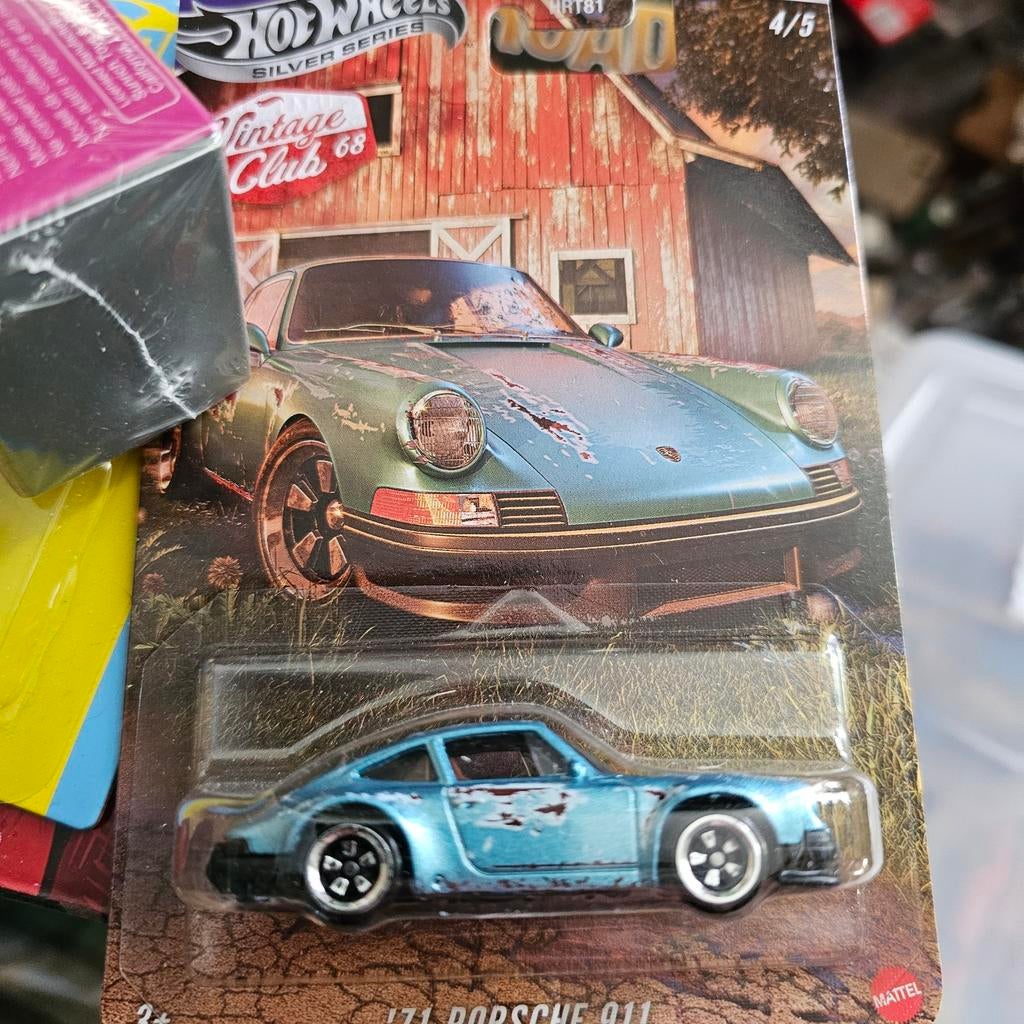 Hot Wheels '71 Porsche 911 - Silver Series Vintage Club, Nieuw, Ophalen of Verzenden, Service.nl@mattel.com, Mattel