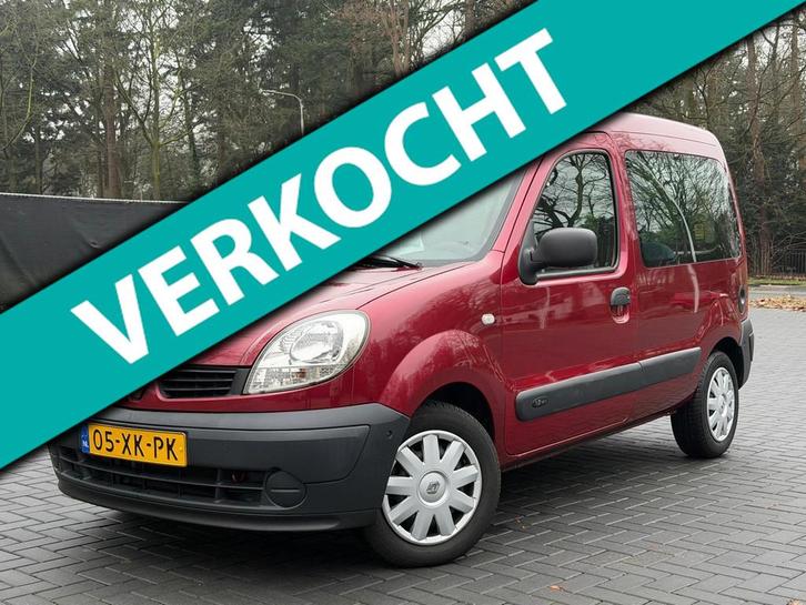 Renault Kangoo 1.2-16V Authentique/Airco, Auto's, Renault, Bedrijf, Te koop, Kangoo, ABS, Airbags, Airconditioning, Metallic lak