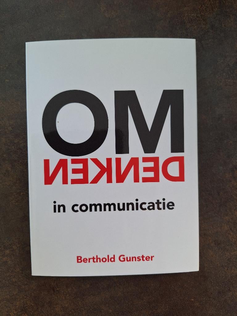 OMdenken in communicatie , Berthold Gunster, Ophalen of Verzenden, Nieuw, Berthold Gunster
