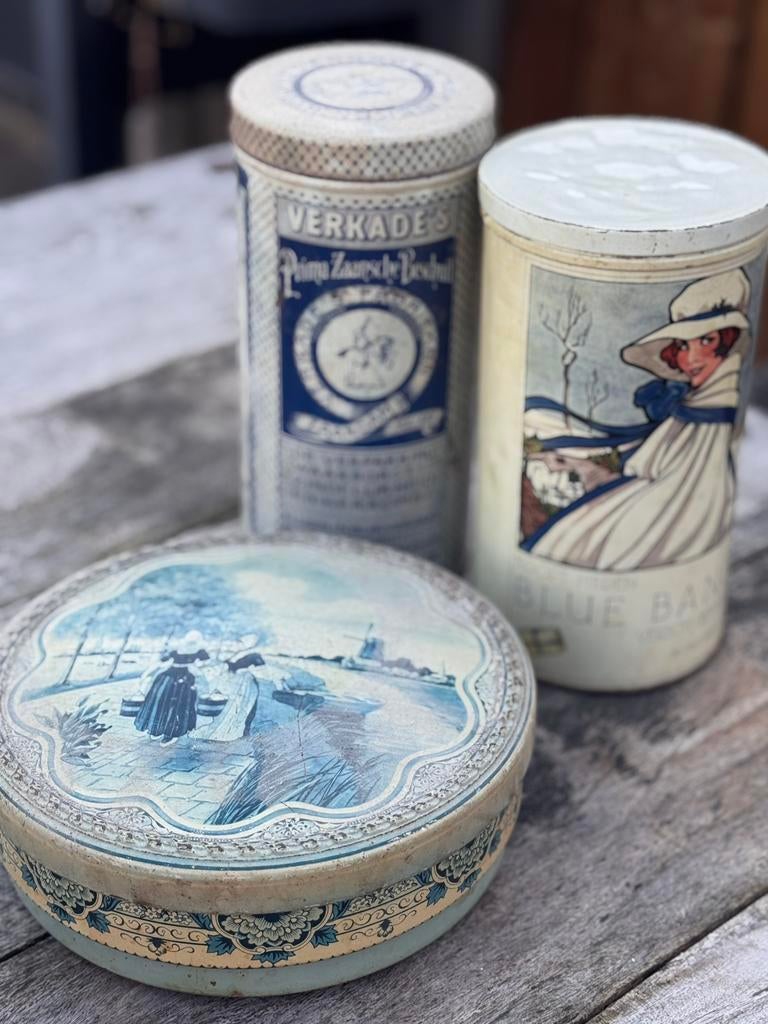 Oude bikken verkade blue band, Verzamelen, Ophalen of Verzenden, Zo goed als nieuw, Verkade