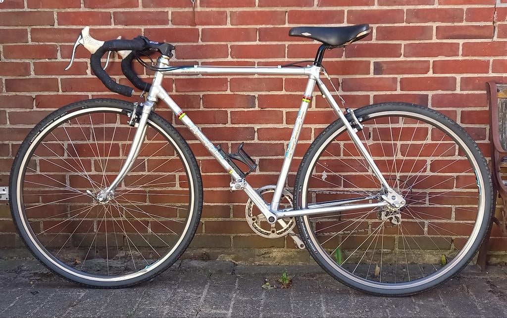 Klassieke retro vintage alan racefiets handgemaakt bert boom, Fietsen en Brommers, Fietsen | Racefietsen, Gebruikt, 53 tot 57 cm