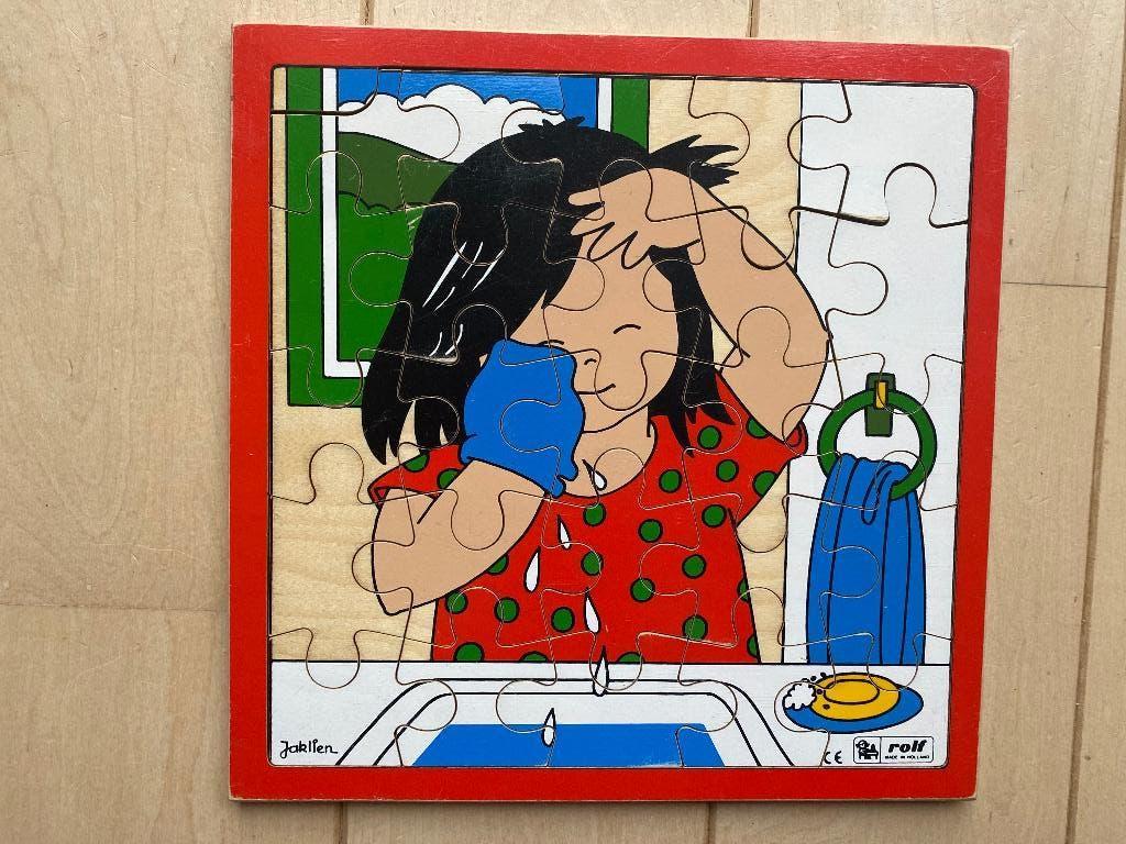 Rolf puzzel, Kinderen en Baby's, Speelgoed | Houten speelgoed, Ophalen of Verzenden, Gebruikt