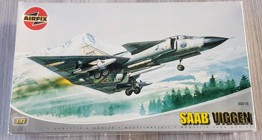 Saab Viggen, Airfix 1:72, Overige merken, Nieuw, Ophalen of Verzenden, Groter dan 1:72