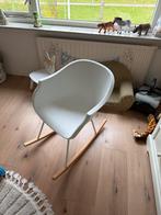 Witte kuip/schommelstoel., Ophalen, Kunststof, Wit, Zo goed als nieuw