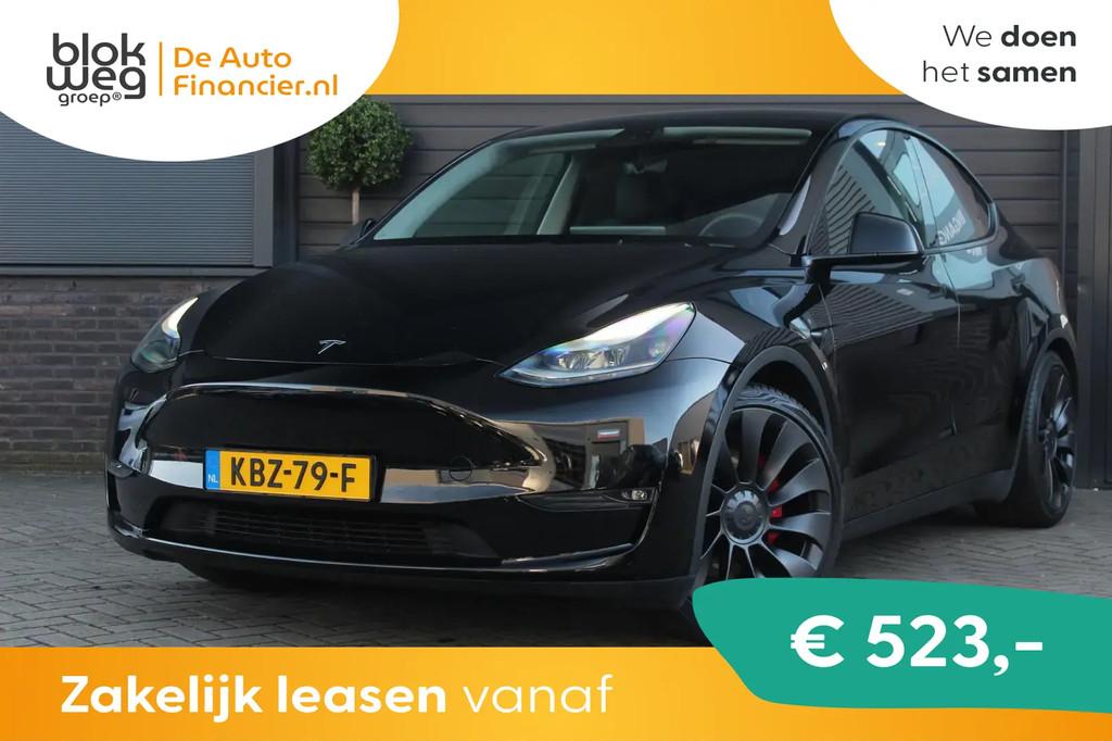 Tesla Model Y Performance AWD 75 kWh € 37.945,00, Auto's, Tesla, Automaat, Stof, Gebruikt, 462 pk