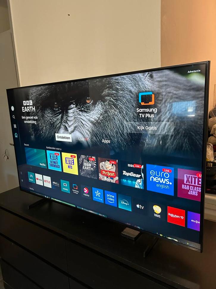 Samsung Crystal UHD Smart TV 55 inch, Audio, Tv en Foto, Televisies, Gebruikt, 100 cm of meer, Samsung, Smart TV, Ophalen
