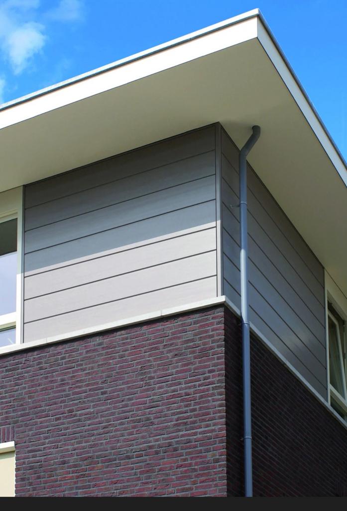 Keralith gevel bekleding wit eiken,kunststof, planken, huis, Minder dan 25 mm, Nieuw, Ophalen of Verzenden, Plank