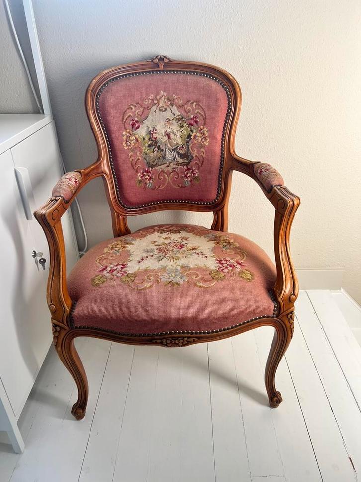 Queen Anne fauteuil, Antiek en Kunst, Antiek | Meubels | Stoelen en Banken, Ophalen