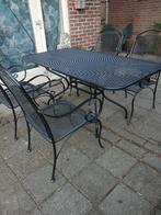 Tuinset strekmetaal zgan, Ophalen, Zo goed als nieuw, Tuinset, Overige materialen